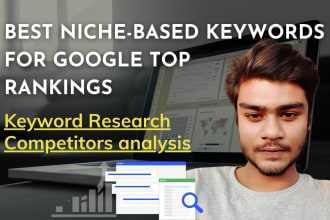 do SEO keyword research and competitor analysis for google ranking