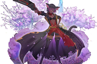 draw your character splash art