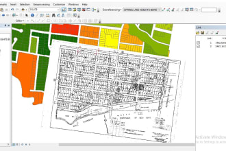 perform geo referencing cad file on gis