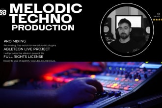 ghost produce a professional melodic techno track