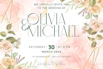design your wedding,birthday,invitation cards