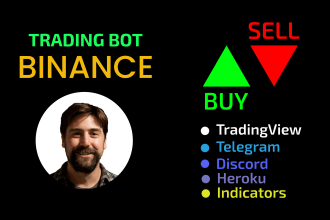 custom binance trading bot for your strategy