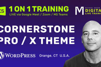 train you in cornerstone live screen share themeco x or pro theme