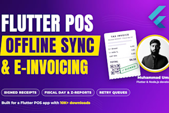 add offline sync or tax e invoicing to your flutter pos app