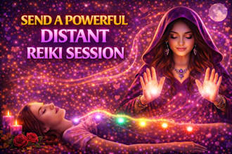 send a powerful distant reiki session