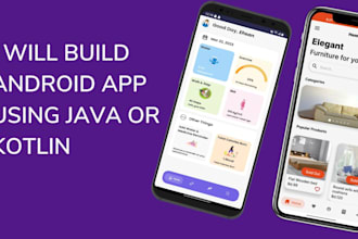 build android app using java or kotlin