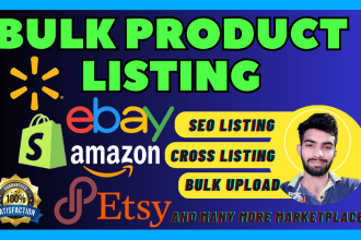 be your ebay lister, ebay listing, ebay product listing, ebay product upload