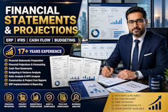 prepare financial statements and profit and loss analysis