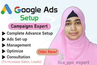 setup and manage effective google ads adwords PPC campaign