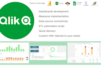 make a dashboard in qlik sense qliksense for analysis and data source connection