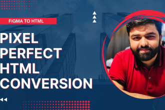 convert PSD figma and xd to html css bootstrap 5 responsive website