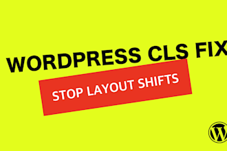 fix cumulative layout shift cls issues on wordpress