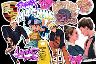 create awesome custom sticker design