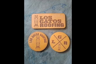 make premium leather patches for hats, bags, and clothing