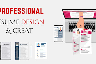 create a professional resume and CV design to boost your global career