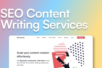 write optimized SEO content and articles in french