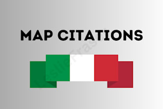 create italian local business map citations