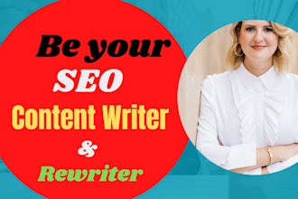 be your SEO content writer
