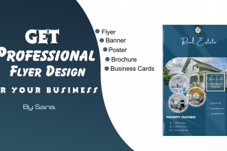 design a professional flyer for your business