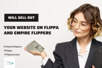 give flippa sales copy and sell website, app, saas, affiliate on empire flippers
