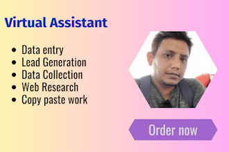 be your full time or part time dependable virtual assistant