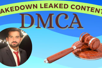 remove copyright violations and leaked content from web under dmca