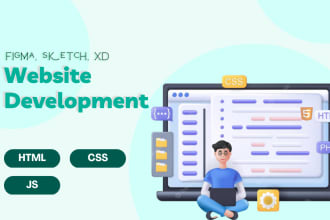 create, design and clone custom website landing page
