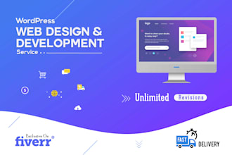 do complete wordpress website design and development
