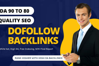 make high quality high da contextual dofollow SEO backlinks