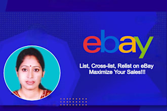 list cross list relist products on ebay