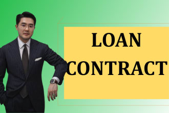 draft loan agreement for you