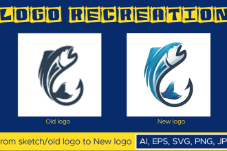 update, redesign, fix, modify, recreate, remake or revamp your previous logo
