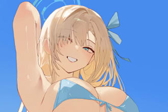 design highest quality anime art drawing
