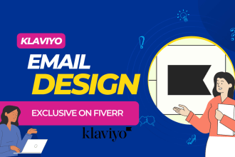 do klaviyo email design template for marketing and automation