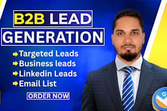 do b2b lead generation, linkedin leads, targeted leads and list building