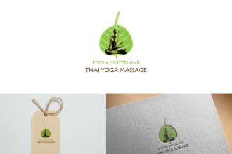 provide a massage therapy minimalist logo in 1 day