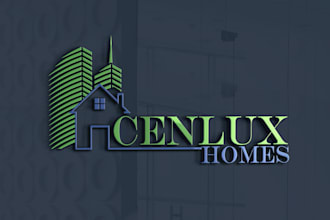 do professional real estate, business logo design with copy rights