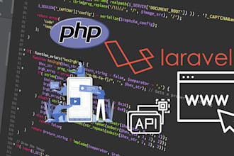 develop laravel website and mobile apps