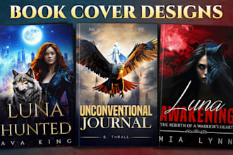design fantasy book cover, fiction, sci fi, horror, kindle ebook cover