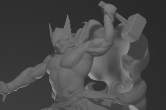 digitally sculpt comic book statues and figures