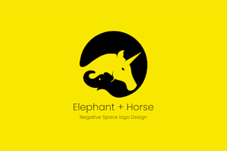 be your negative space logo designer
