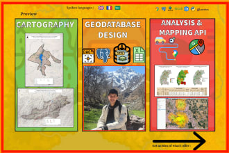 make gis map with arcgis and qgis for cartography