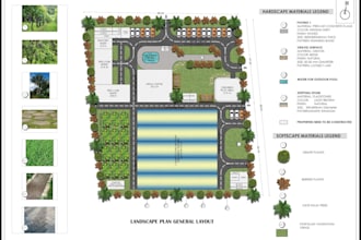 render master plan, site plan or 3d floor plan