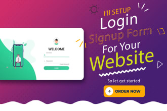 setup stylish login and signup forms for your wordpress site