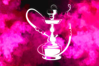redesign edit logo restaurant smoke hookah wine lounge bar