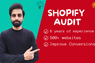 review and audit your shopify store to increase conversions