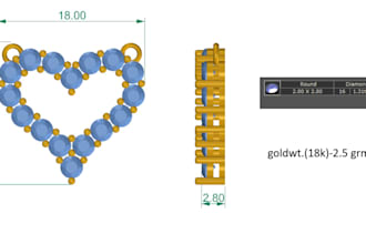 custom cad design diamond jewelry