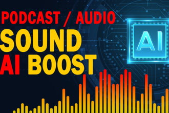 clean, boost and repair your audio sound for studio quality