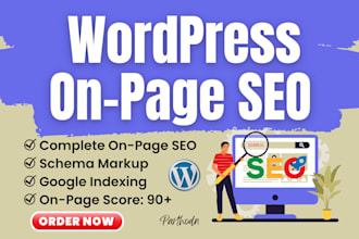 complete wordpress on page SEO service with onsite onpage optimization expert