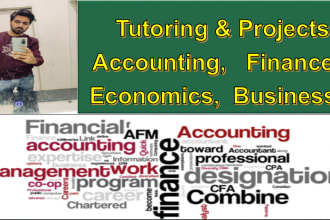 be your tutor in accounting business finance and economics